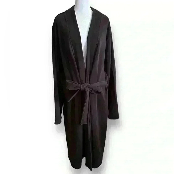 UGG Alven Men’s Robe in Black Sz. XL - Picture 2 of 8